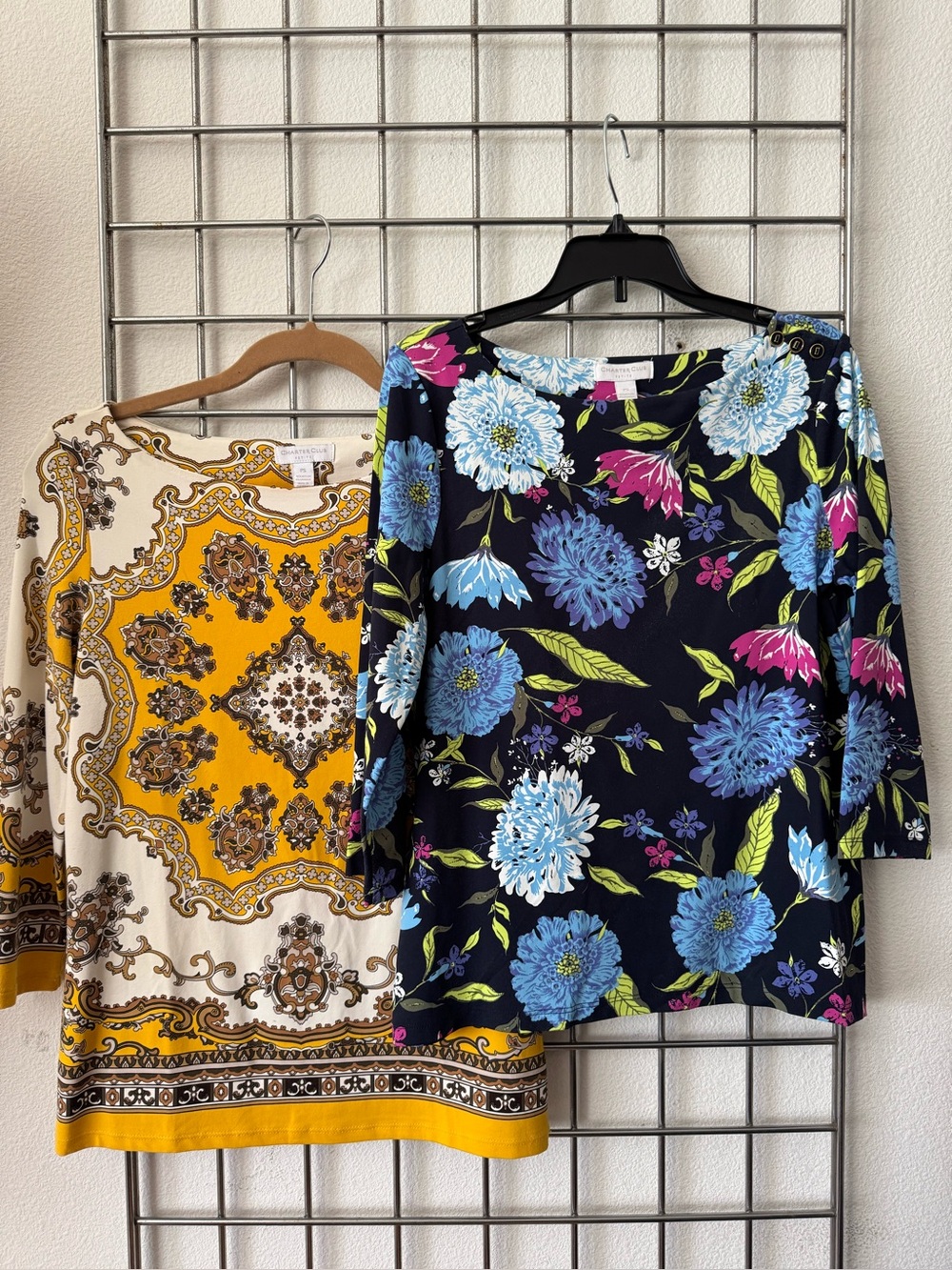 CHARTER CLUB Petites Multi Colored Lot of 2 Women’s Top/ Blouse Size PS